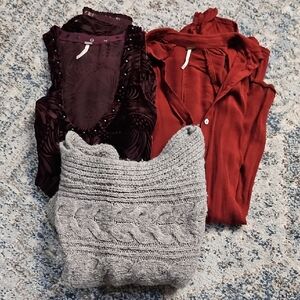 Free People Bundle Of Tops
